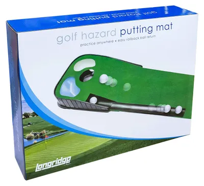 Produktbild von Longridge Putt 'N' Hazard Golf Putting Matte Training Tool