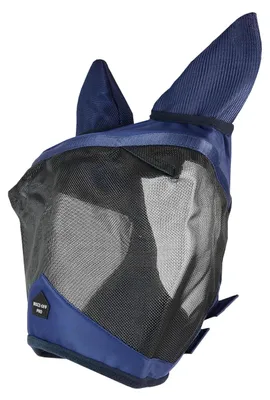 Produktbild von Bucas Fliegenmaske Buzz-Off Pro , Fliegenschutz, Farbe:Navy/Black, Größe:L