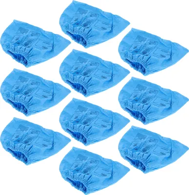 Produktbild von vhbw 10x Textilfilter kompatibel mit Einhell RT-VC 1500 WM, 1600, 1500, 1525, 1420 Staubsauger, Nass-/Trockensauger - Stoffbeutel, Abwaschbar Blau