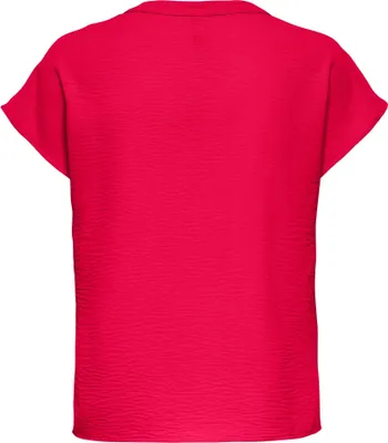 Produktbild von JDY Einfarbige Kurzarm Bluse Basic V-Ausschnitt Shirt Oberteil JDYLION Größe: 34