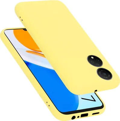 Produktbild von Cadorabo Schutzhülle für Honor X7 Hülle in Gelb Handyhülle Case Cover TPU Etui