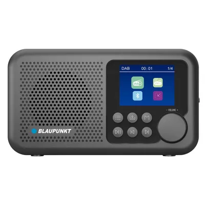 Produktbild von Blaupunkt Portable Radio DAB+ Digitalradio und UKW-Tuner Bluetooth Kopfhörerausgang 2,4 Zoll Farbdisplay Uhr- und Weckfunktion batteriebetrieben