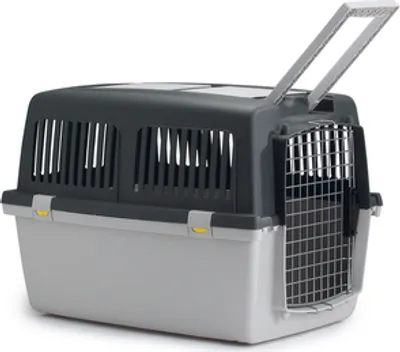 Produktbild von TRIXIE Gulliver, Fester Transportbox, Car pet carrier, Hund, 18 kg, Frontlader, Grau