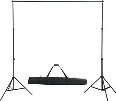 Produktbild von vidaXL Fotostudio-Set mit Leuchten, Hintergrund und Reflektor