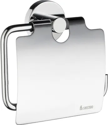 Produktbild von Smedbo HOME - Toilettenpapierhalter mit Deckel inCchrom poliert HK3414