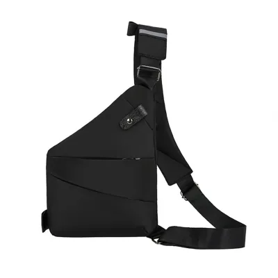 Produktbild von Schultertasche,Anti-Diebstahl Sling Bag,Umhängetasche,Brusttasche,Herrentasche Klein,Crossbody Tasche Herren(Schwarz)