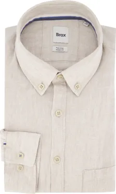 Produktbild von Brax Hemd Beige Reine Leinen Modern Fit