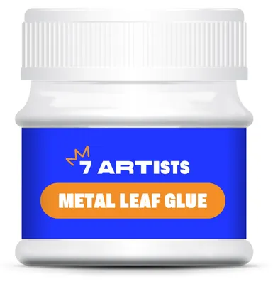 Produktbild von 7 Artists Anlegemilch Blattgold Kleber auf Wasserbasis 50ml - Anlegemilch für Blattgold, Goldfolie, Blattsilber, Blattmetall, Schlagmetall