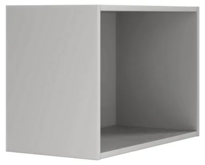 Productafbeelding van Furniture24 Schrankopzetstuk Braga Brn6S, meubelopzetstuk 58,5 X 40 X 30 Cm - platingrijs