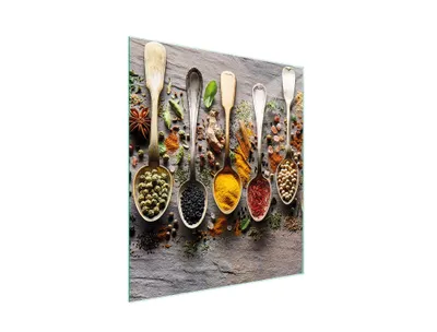 Immagine prodotto di Tagliere in vetro 45x52 Spezie