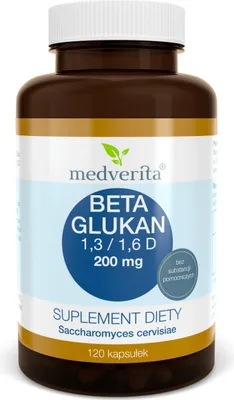 Immagine prodotto di MEDVERITA Beta Glucano 1.3/1.6 D 200mg 120 Capsule