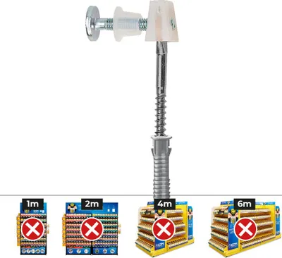 Image de Kit Fixation Wc Horizontale Celo Fixation Wc Horizontale Fiable Et Discrète - Celo