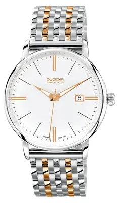 Produktbild von DUGENA Herrenuhr 7090167 Festa, Quarz, Bicolor, Edelstahl, Saphirglas