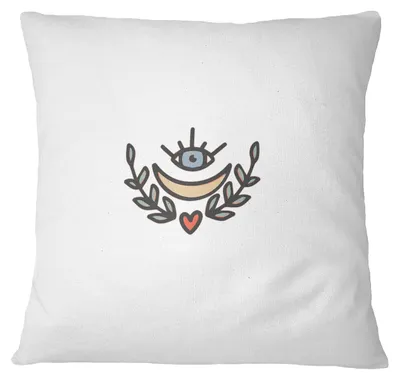 Kissenhülle 45x45 cm, Baumwolle, Zierkissen, Wohnaccessoire