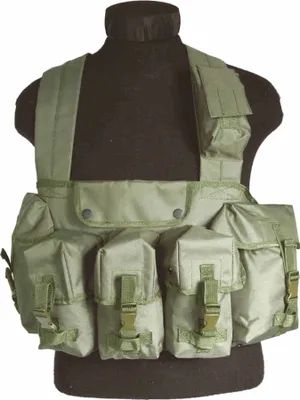 Produktbild von Chest Rig 6-Pocket oliv