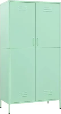 Obrázek produktu pro vidaXL Šatní skříň mátově zelená 90x50x180 cm ocelová