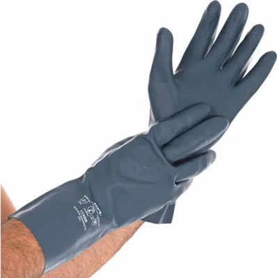 Produktbild von Chemikalienschutzhandschuhe Grande | Latex/Chloropren | 1 Paar : XXL Größe: XXL