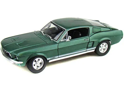 Obrázek produktu pro Maisto Ford Mustang Fastback 1967 1:18 zelená metalíza