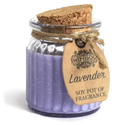 Imagen del producto de Vela de Cera de Soja Tarro - Lavanda