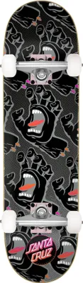 Produktbild von Santa Cruz Gradient Hands XL Komplett-Skateboard mit klassischem Santa Cruz-Design