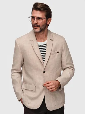 Produktbild von OMBRE Blazer Regular Fit Smart Casual M169 light brown S