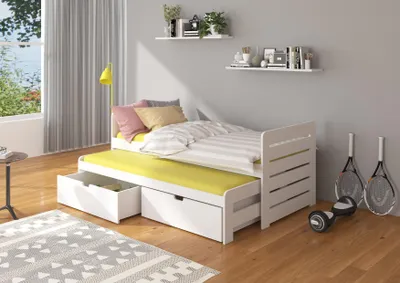Obrázek produktu pro Dětská dvojlůžková postel 80x200 DANRINA - bílá