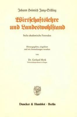 Produktbild von Wirtschaftslehre und Landeswohlstand.
