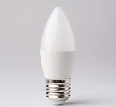 A single LED light bulb is shown against a plain white background.
