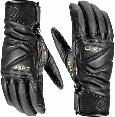Obrázok produktu pre Leki WCR Venom Speed 3D Black/Ice Lemon 9,5 Lyžiarske rukavice
