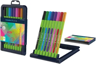 Produktbild von Fineliner Line-Up 0,4 mm 8er Stiftebox sortiert Packung mit 10 Stück