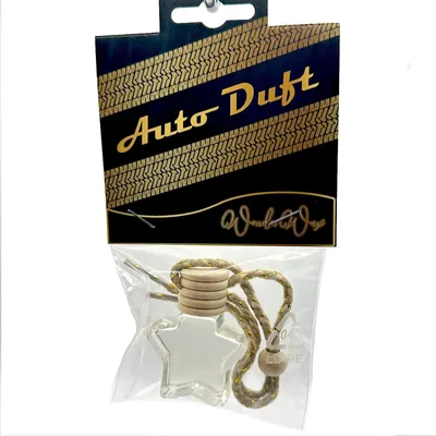 Produktbild von WonderWax Autoduft Stern 9 ml Klar|Pina Colada|Innenraum Deko Parfüm Car Scent Baum Geruch Luxus Aufhänger