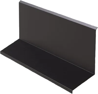 Zdjęcie produktu dla Górna obróbka blacharska RS 200, 3 mm, malowany cynk, ciemnobrązowy (RAL 8019)