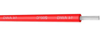 Image de Câble flexible de 10 m, rouge, 14 AWG