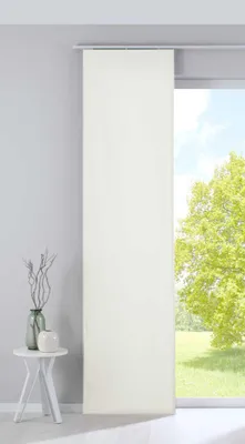 Produktbild von Verdunkelung Flächenvorhang Schiebegardine »Milano« Samt blickdicht Blackout Paneelwagen Beschwerungsstange Creme HxB 245x60 cm 203571