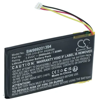 Produktbild von vhbw Akku kompatibel mit Crestron TSR-310 Handheld Computer Scanner (2000 mAh, 3,8 V, Li-Polymer)