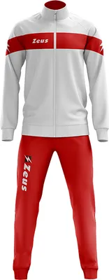 Produktbild von 2YS 98-104|Zeus Tuta Apollo Herren Trainingsanzug Weiß Rot