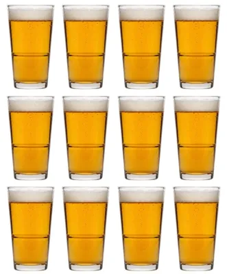Image de Verres à bière Cookinglife « Vaasje » / « Amsterdammer » 340 ml - 12 pièces