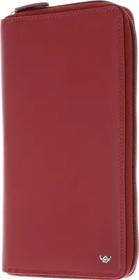 Image de Golden Head Cuir étui pour carte d'identité Polo RFID Protect RV-Reise Brieftasche 4487 Rot rouge foncé