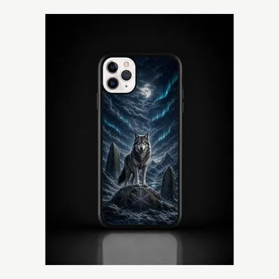 Zdjęcie produktu dla Etui na iPhone 11 Pro Max, pokrowiec ochronny z motywem wilka – LUNØIR ©