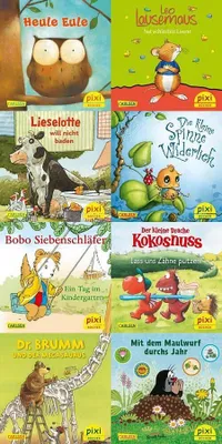 Produktbild von Pixi-8er-Set 297: Pixis liebste Kinderbuch-Helden (8x1 Exemplar)