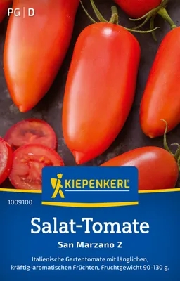 Produktbild von Kiepenkerl Salattomatensamen San Marzano 2 Solanum lycopersicum 20 Pflanzen