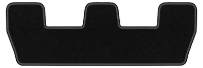 Produktbild von Velours-Fußmatten Hinten für Audi Q7 II 2017- (7-Sitzer) – 2-tlg, Schwarz, passgenau – Wielganizator LUX