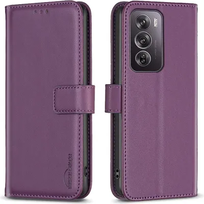 Produktbild von OPPO Reno12 Pro Hülle - BINFEN Klapphülle - Violett