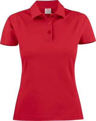 Produktbild von Damen Polohemd SURF, tailliert, aus 100% gekämmter Baumwolle, 200 g/m² Stoffgewicht