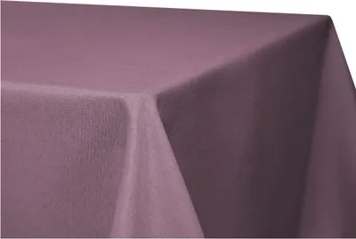 Produktbild von Tischdecke Leinenoptik 110x110 cm Flieder eckig beschichtet Lotuseffekt Mitteldecke fleckenabweisend