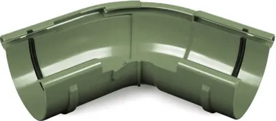 Obrázok produktu pre BRYZA nastaviteľný vonkajší roh žľabu 120°-145° plast Ø 125 mm, zelený RAL 6020
