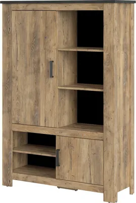 Produktbild von Highboard Kastanie Breslau Holznachbildung - 114 cm - RAPALLO - Die Möbelfundgrube