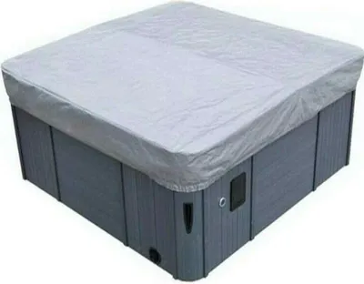 Obrázek produktu pro Robustní, vodotěsný kryt na vířivou vanu, vodoodpudivý ochranný kryt, šedý - 81,49 "x81,49 "x11,81"