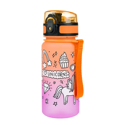 Produktbild von Tritan Trinkflasche Gradient Unicorn, 350 ml