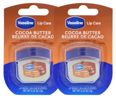 Produktbild von 2x Vaseline Lip Therapy Cocoa Butter je 7g Pflegender Lippenbalsam